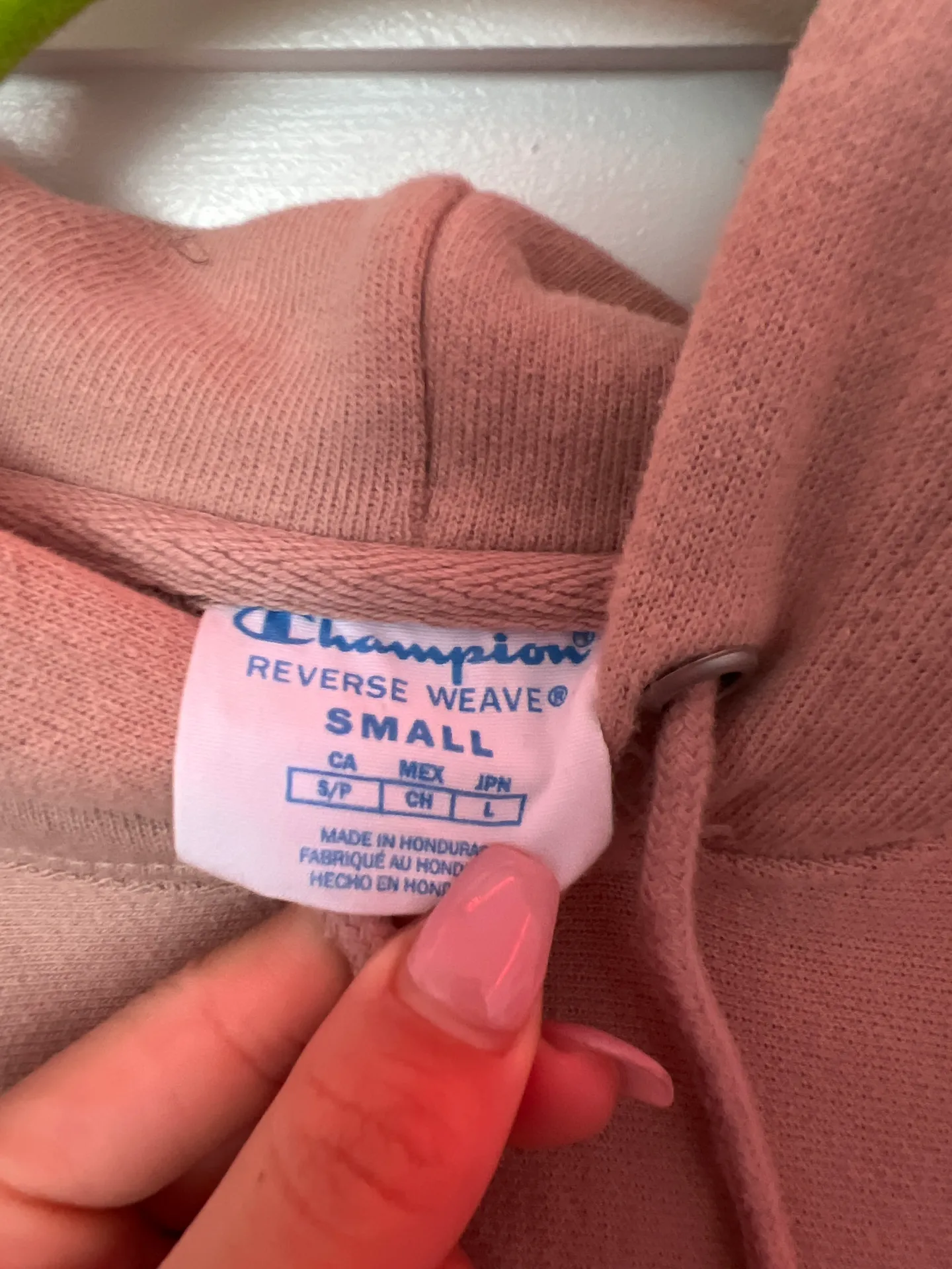 Champion Peach Hoodie - Image 3