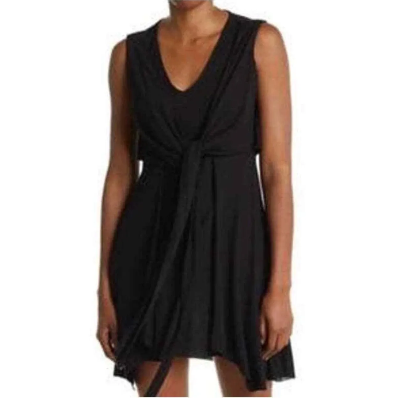 New!‎ All Saints Women's Black Jayda Jersey Dress Size Small $160 - Image 2