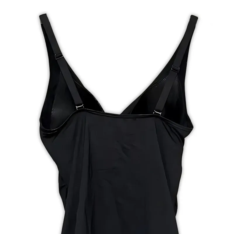 Sea Level Swim Tank Twist Front Adjustable Straps Padded Cups Black W US 4 NWOT - Image 6