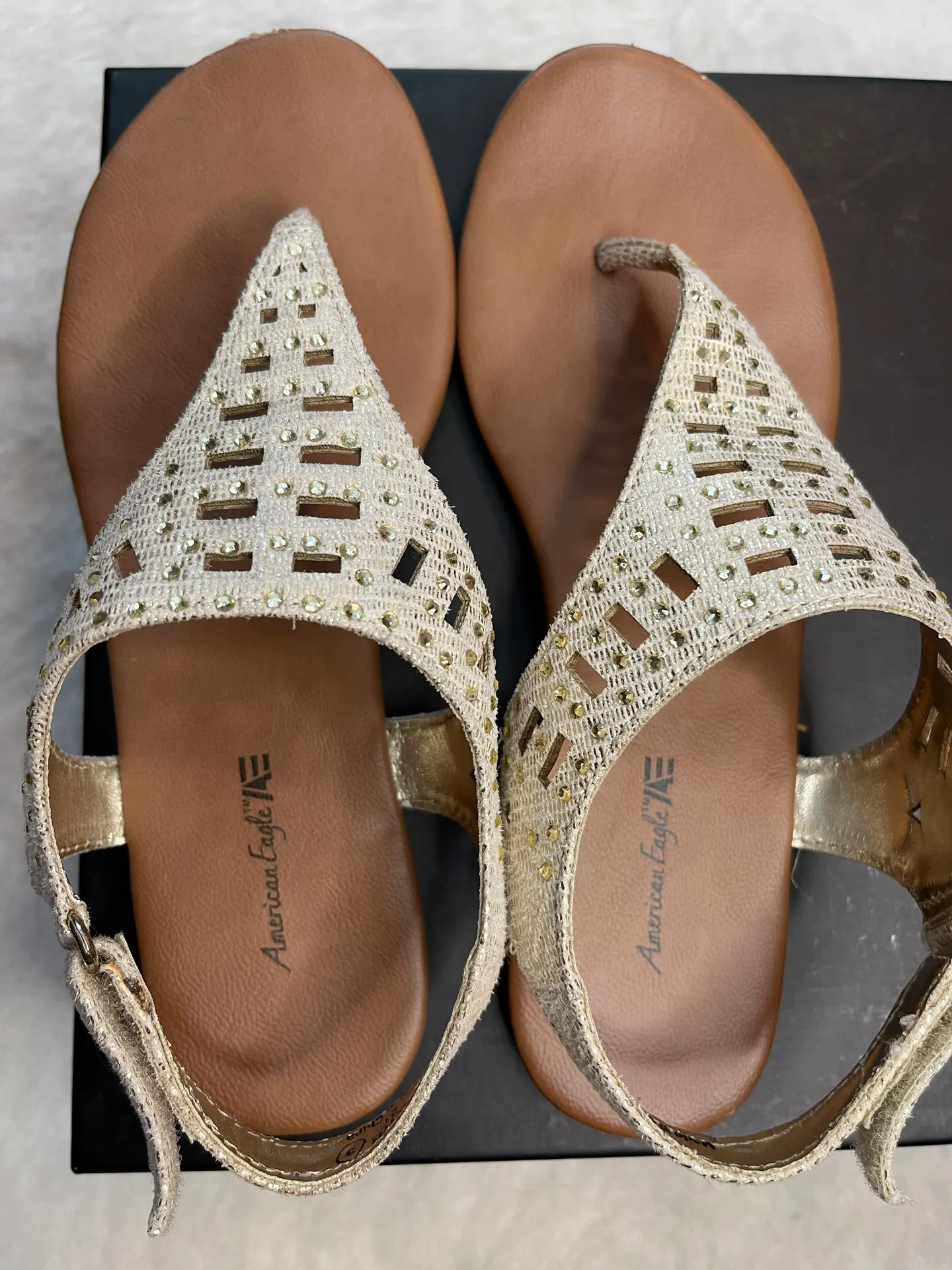 Gold Sandals - Image 2