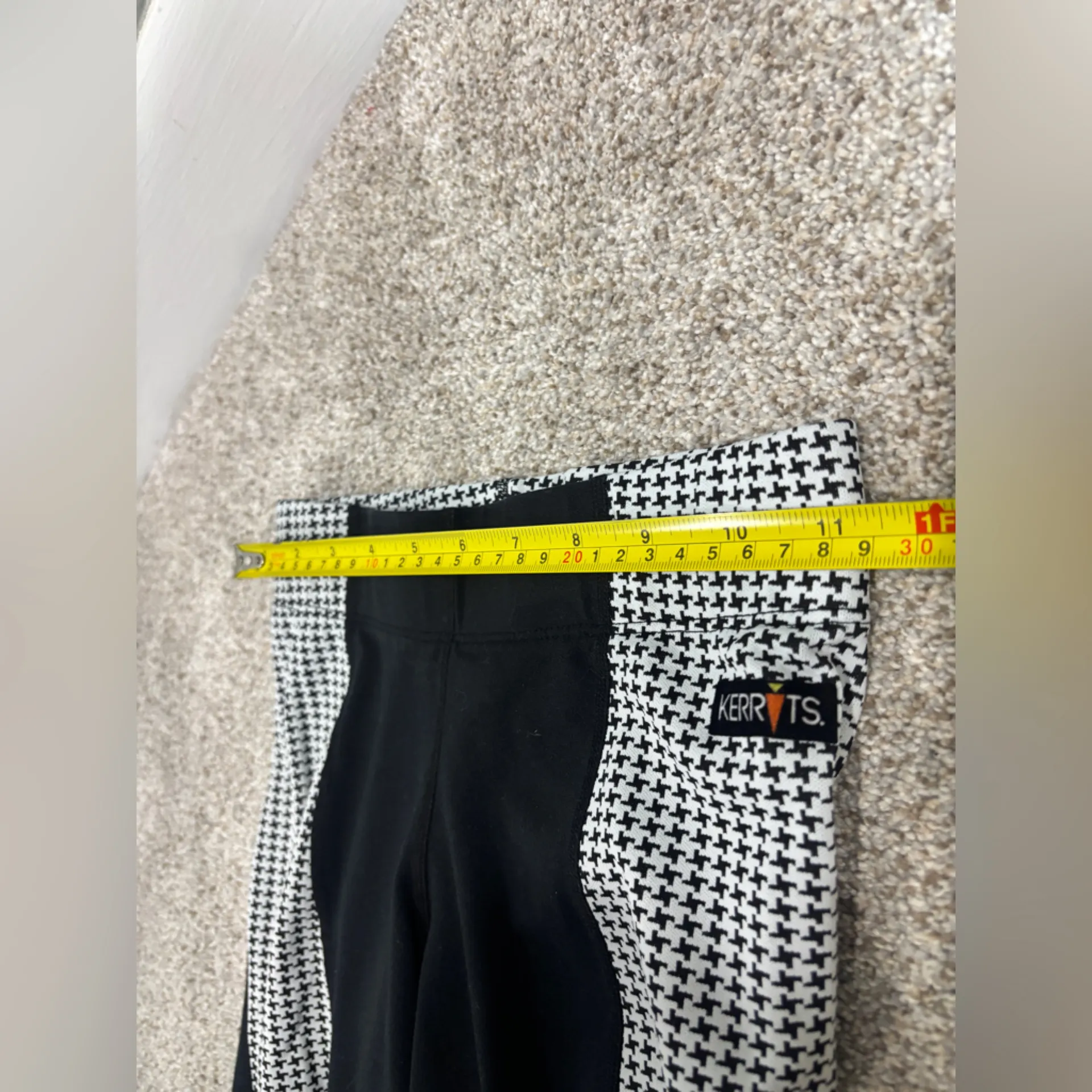 Kerrits Leggings Pants Equestrian Jodhpur Suede Patch Pull On Breeches XS - Image 5