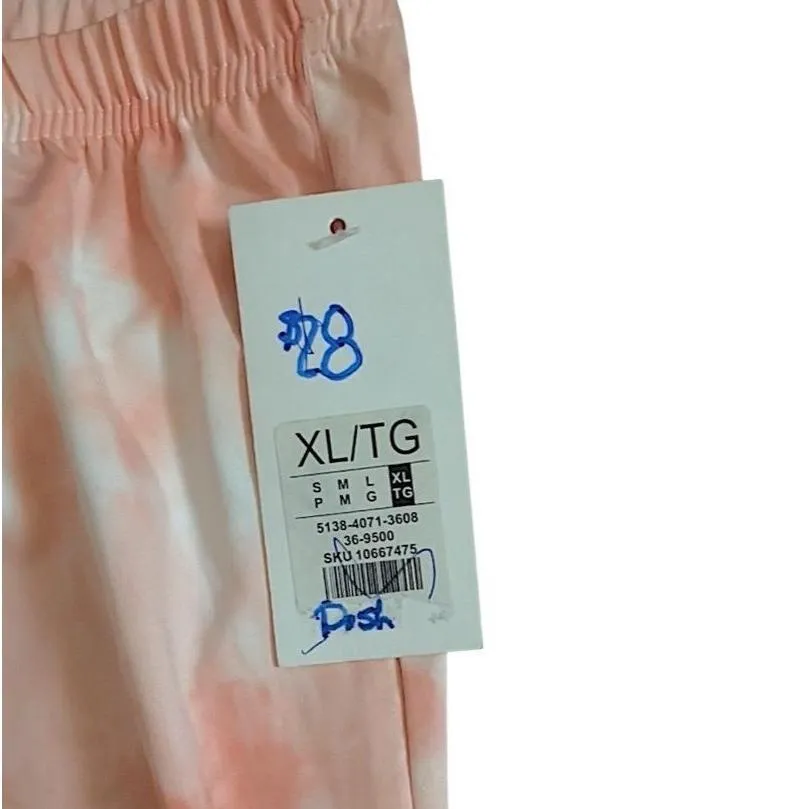 Refuge Your Fashion Escape Women Peach White Cinched Bum Biker Shorts - Image 5