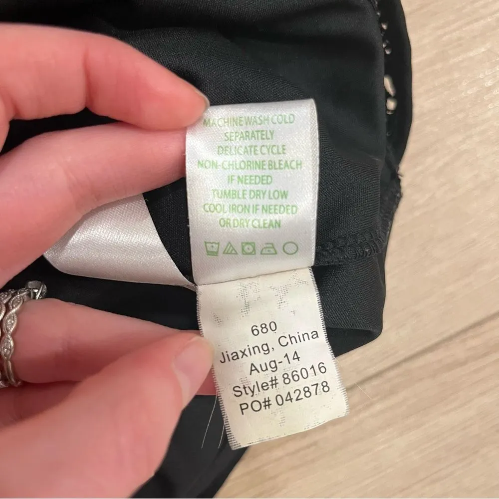 Lilly Pulitzer Topanga Dress Crochet Lace Lined Bell Sleeve Mini Size XS - Image 6