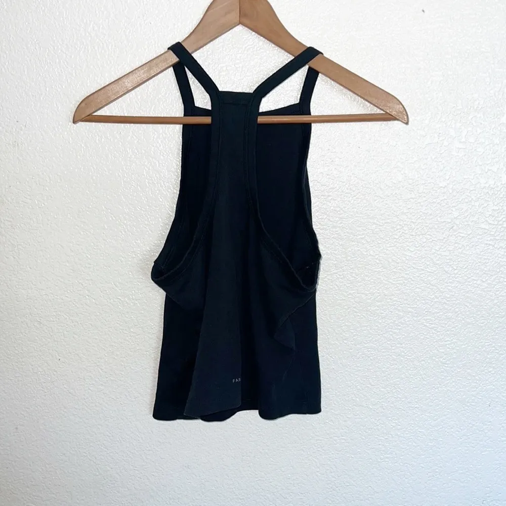 Fabletics Black Racerback Basic Active Lightweight Staple Piece Tank Top - Image 5