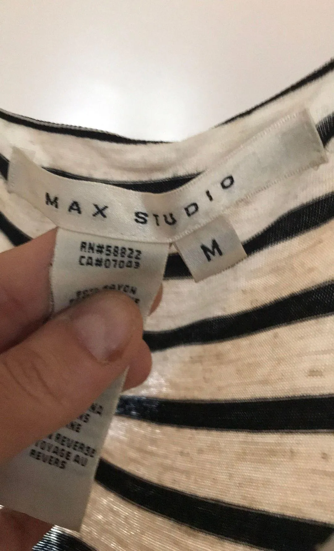 Women’s Striped Sleeveless Top Multi Size M - Image 5