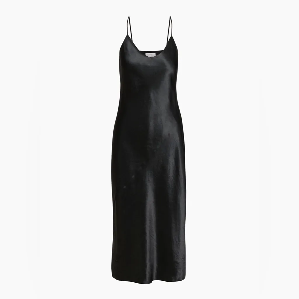 Aritzia Babaton Happenstance Satin Midi Dress Black size S/P (NWT) - Image 7