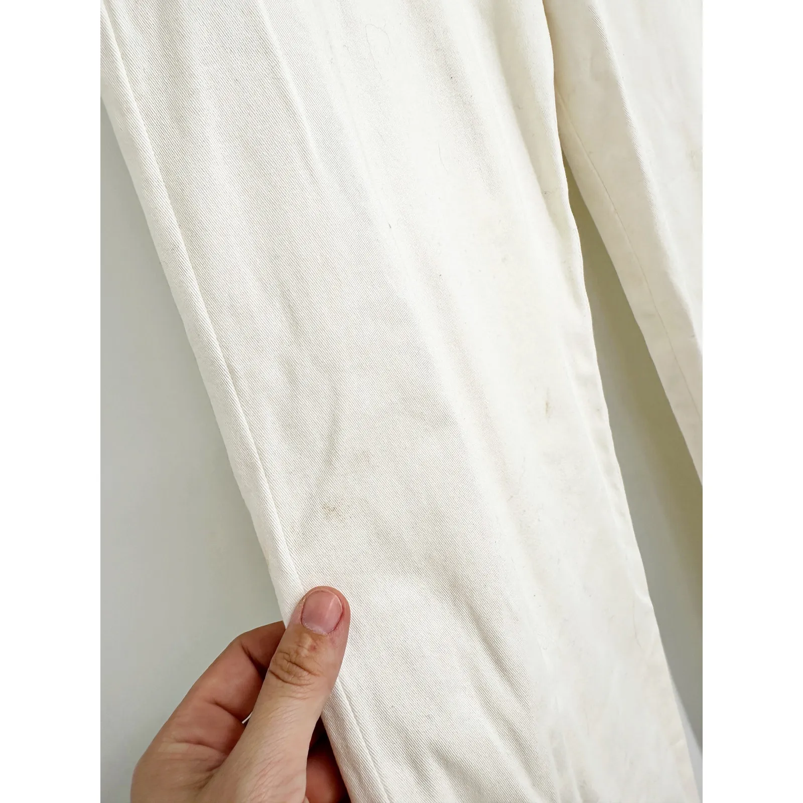 Cami NYC Womens Cotton Faux Pearl Accent High Rise Wide Leg Pants White Size 6 - Image 5