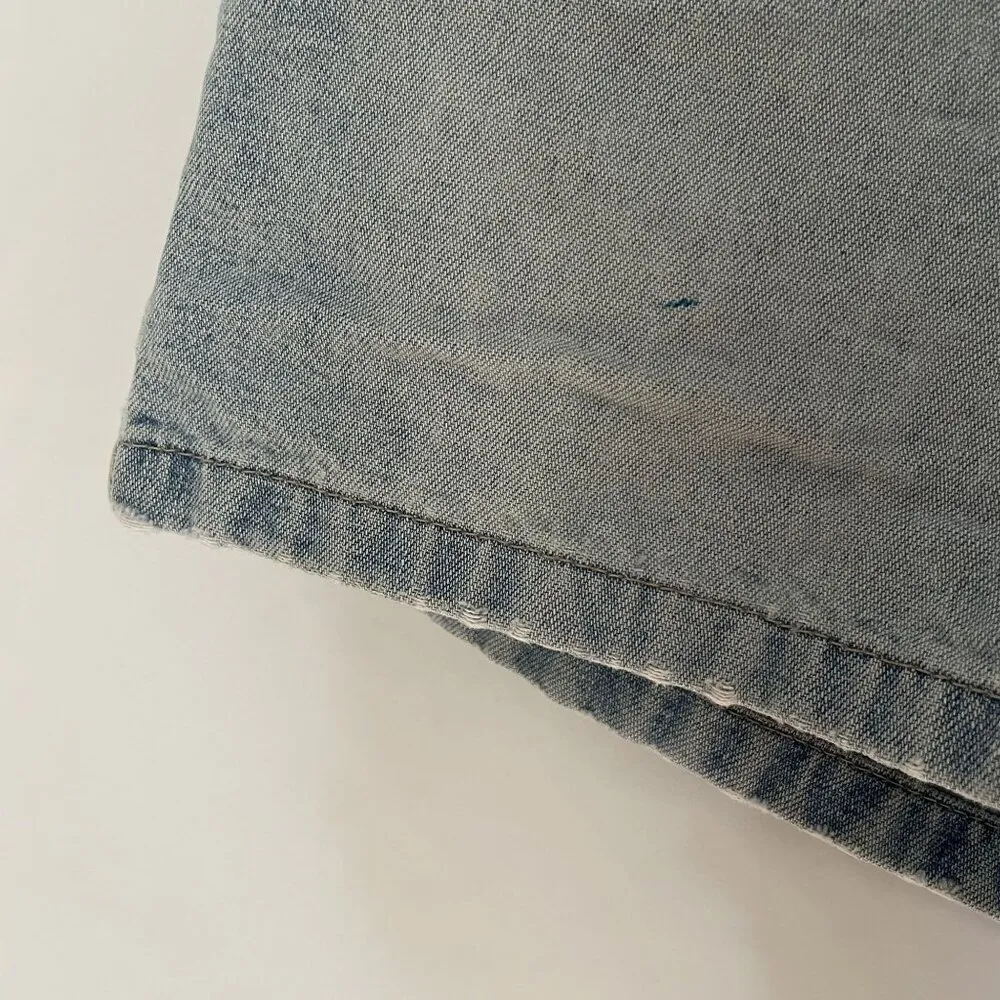 Tommy Hilfiger Denim High-Waisted Womens Jean Shorts Size 8 15.5 Inseam 4 - Image 2