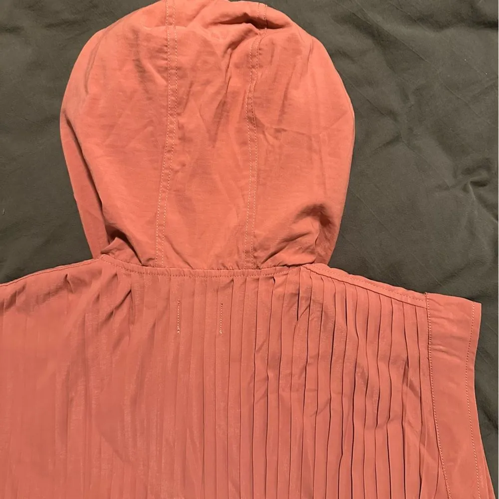 FP Movement Pleaty Please Vest XS Red-Orange Hiking Tennis Cargo Boxy Hood Boho - Image 8