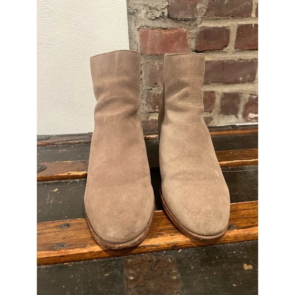 Women’s Madewell The Pauline Suede Boot Ankle Leather Western 7 - Image 3