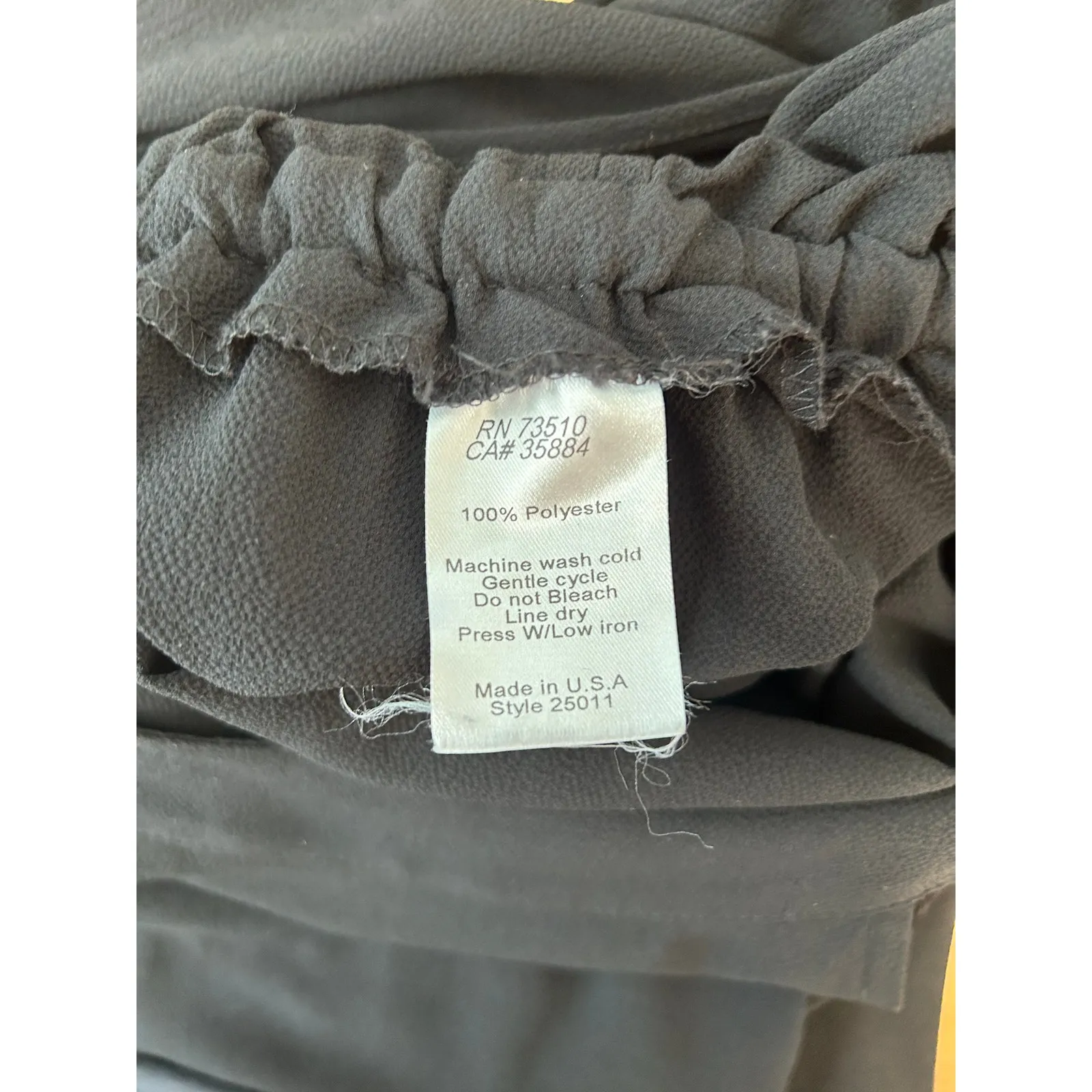 Uncle Frank Jumpsuit Medium Black Halter Style Wide Leg Cropped Country Club - Image 11