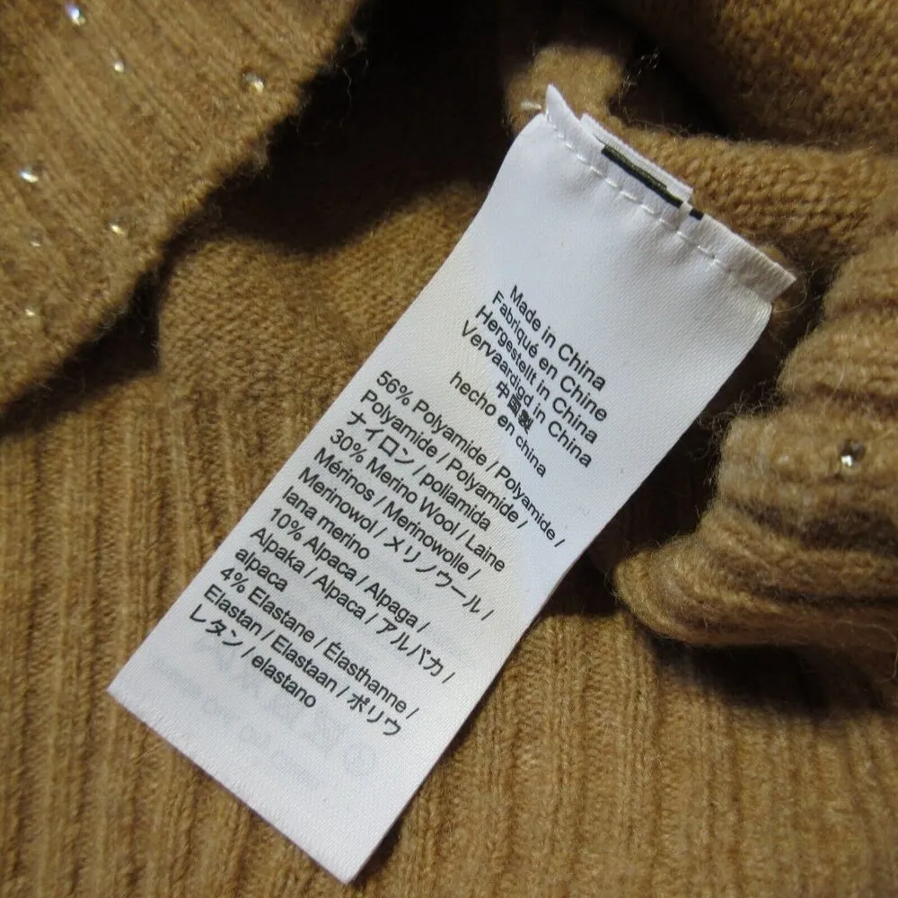 NWT J.Crew V-neck Sparkle Cardigan in Heather Acorn Supersoft Yarn Sweater XS - Image 6