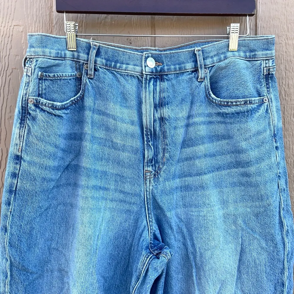 American Eagle Womens Jeans Blue Jean Highest Rise 90s Flare Distressed Plus 20 - Image 5