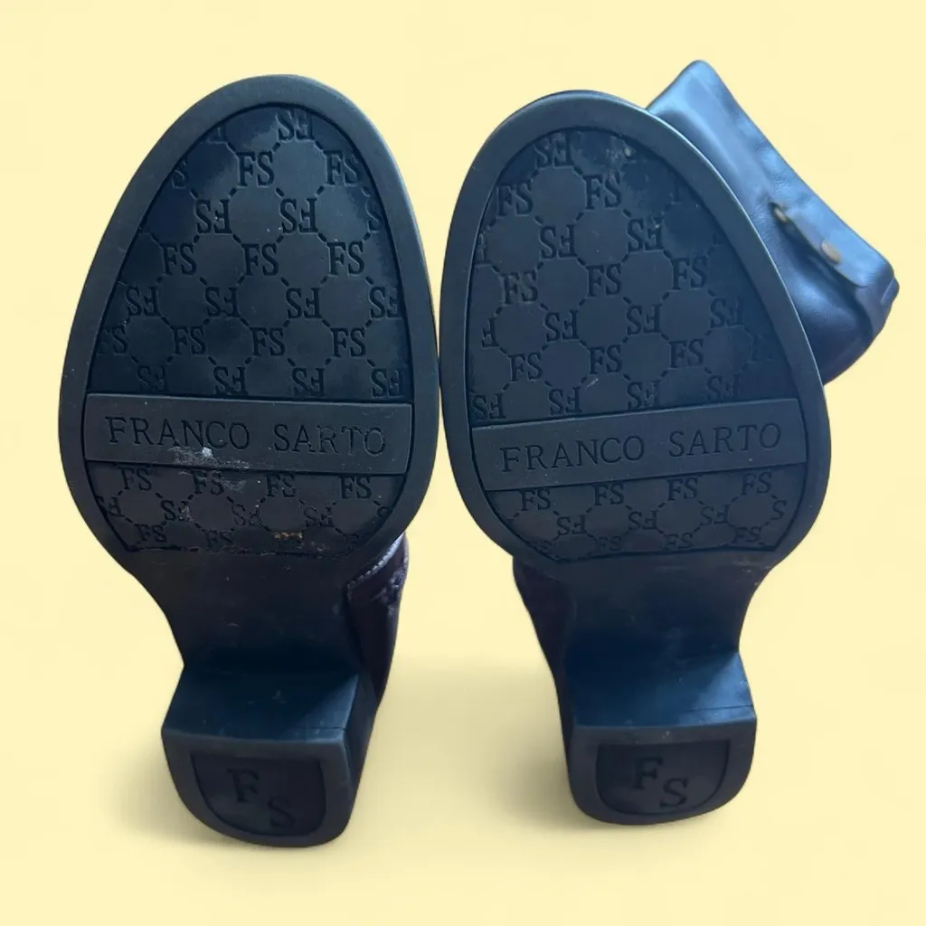 Brown Leather Knee-High Boots - Image 5