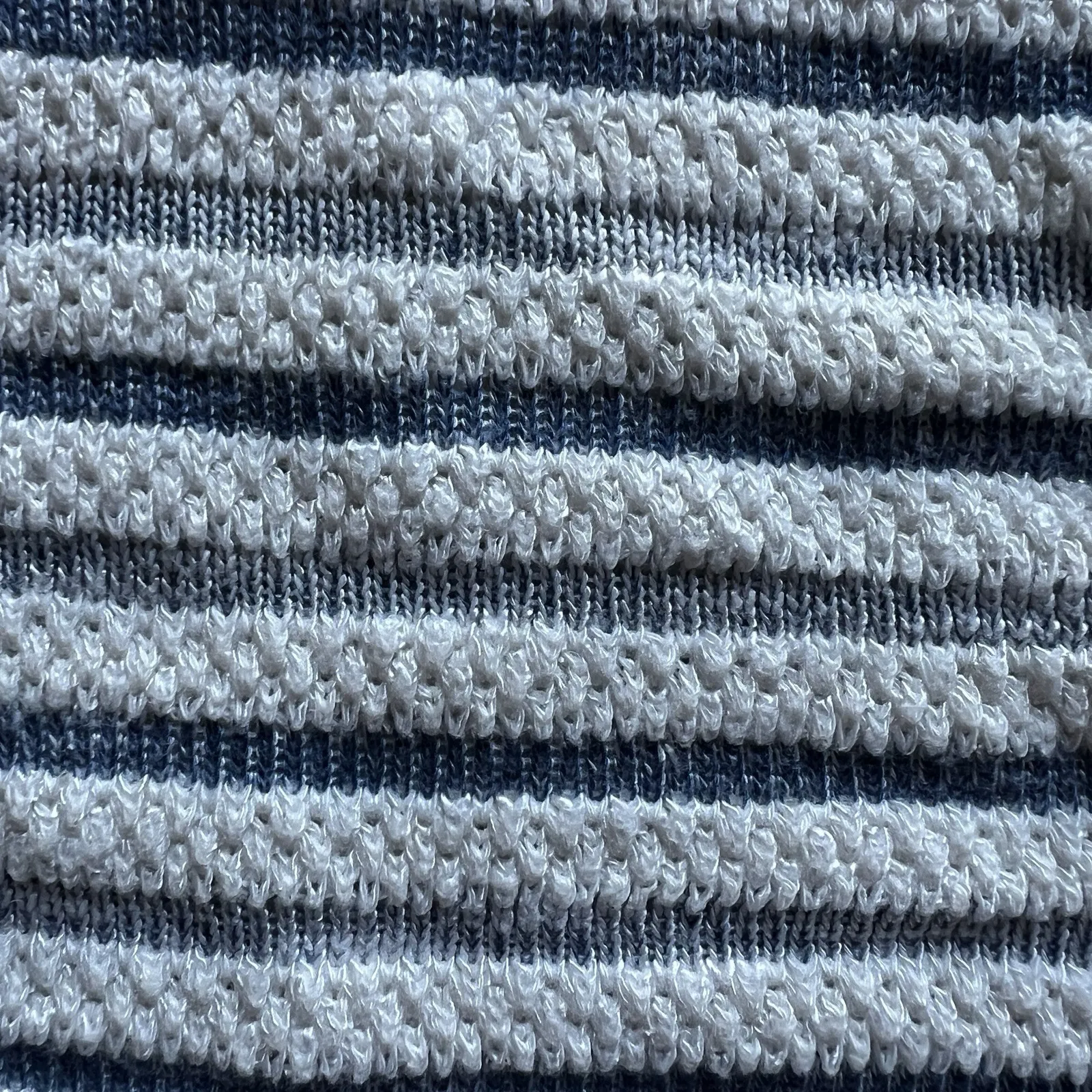 Faherty‎ Striped Hoodie Blue White Pullover Sz Small Lightweight Boho Surf Beach - Image 5