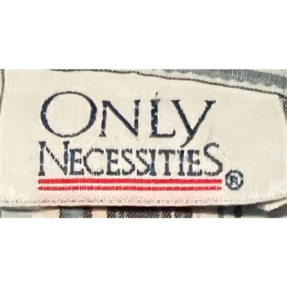 Only Necessities Women's Striped Multicolor Teal Blue Blouse Button Size Unknown - Image 3