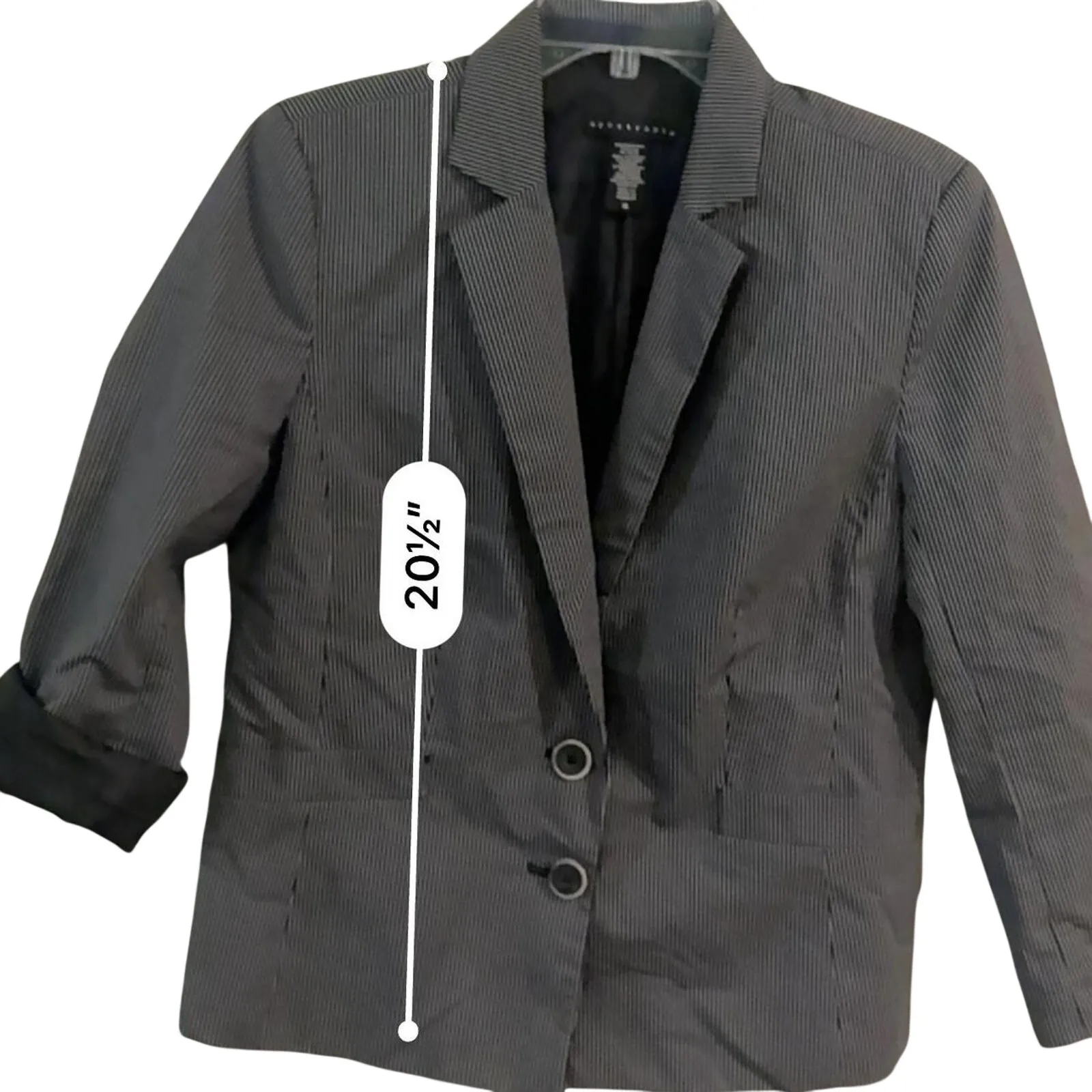 Apostrophe  Black white striped blazer - Image 7