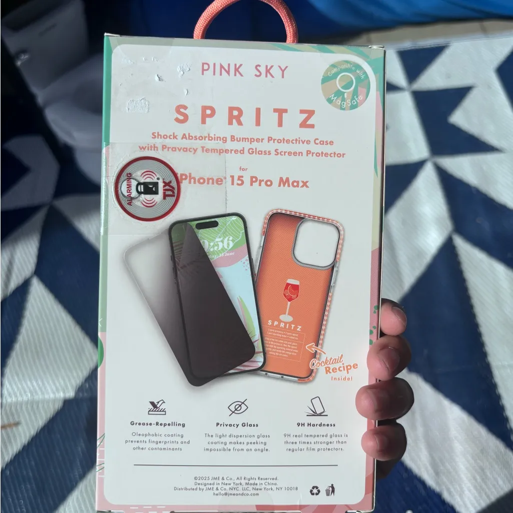 Spritz Pink Sky Cocktail Design Phone Case - Image 2