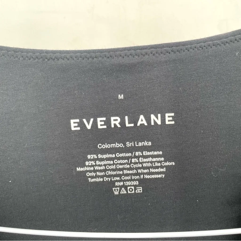 Everlane  THE LONG-SLEEVE SUPIMA® SQUARE-NECK BODYSUIT - Image 5