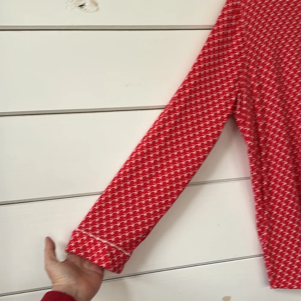 Super-Soft Reindeer Printed Knit PJ Pajama Set Large - Image 8