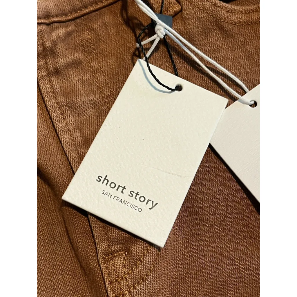 Flying Monkey Jeans Womens Size 29P Brown Mid Rise Straight Denim Pants NWT - Image 11