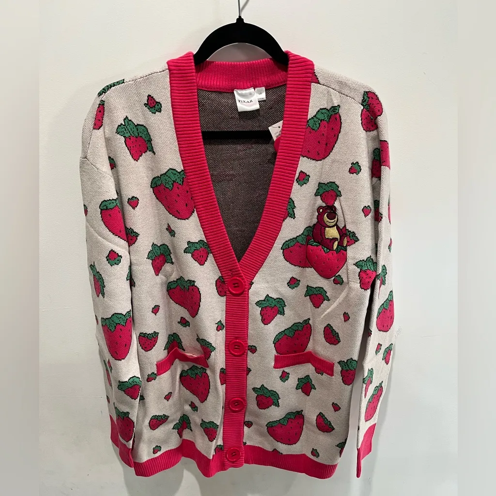 Disney Toy Story Lotso Strawberry Cardigan (Large) - Image 5