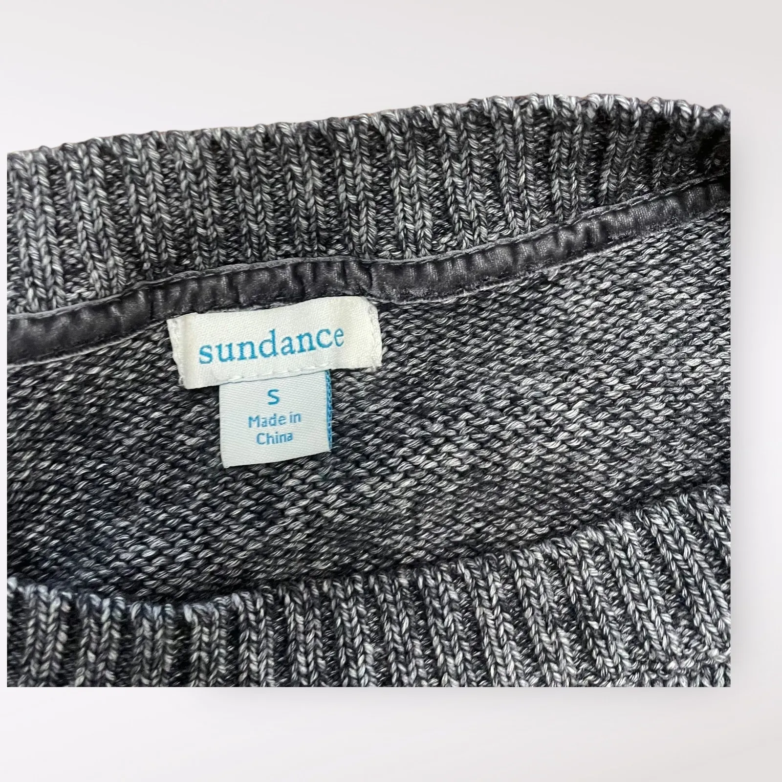 Sundance Catalog Valeria Sweater Gray Size S‎ - Image 2