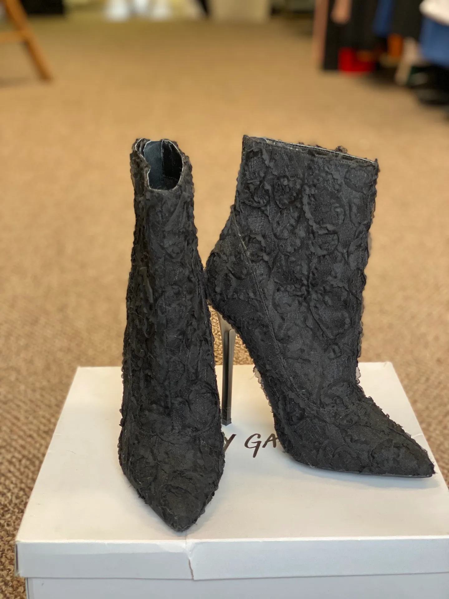 Women’s  Lace Ankle Booties - Image 10