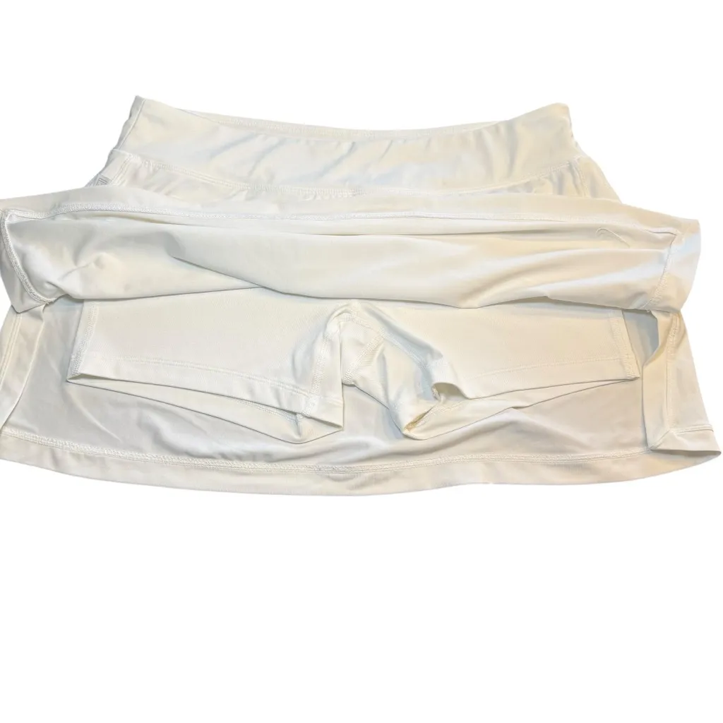 Nike  DRYFIT WHITE SKORT‎ SIZE large - Image 3