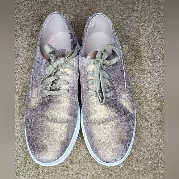 Eileen Fisher Prop Leather Platform Sneaker  Size 7.5 - Image 2