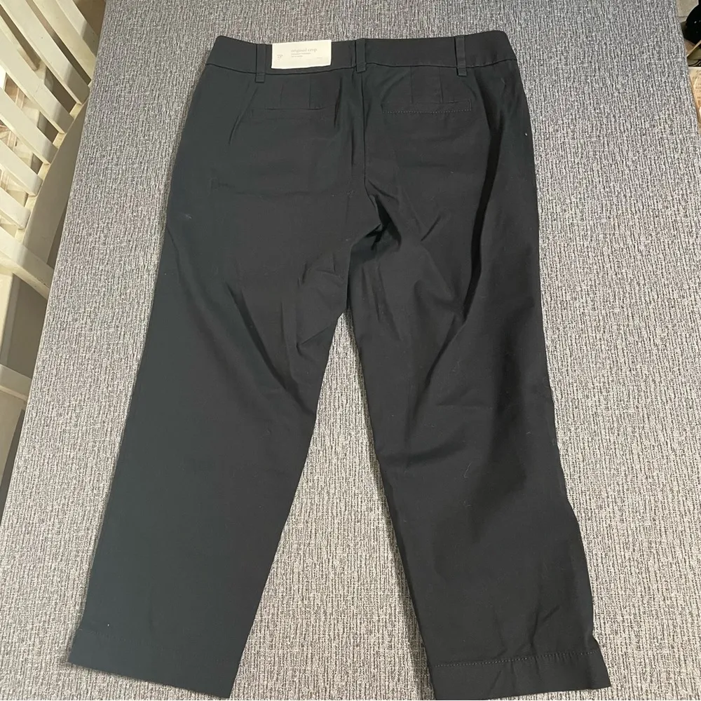Ann Taylor Loft Original Crop Black Pants - Image 3