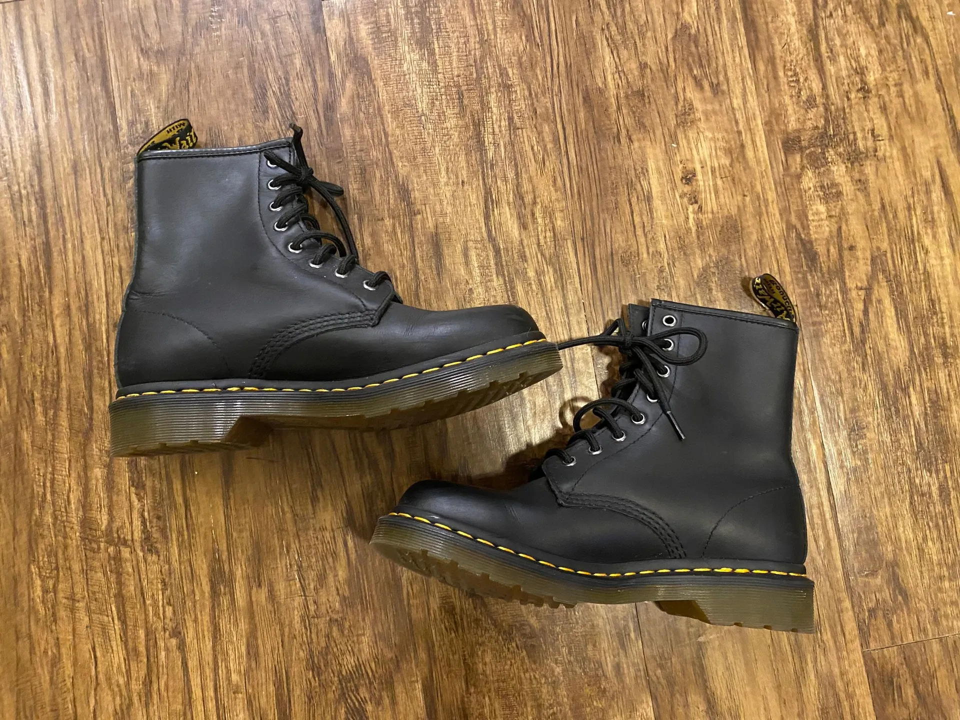 Leather Lace Up Boots - Image 5