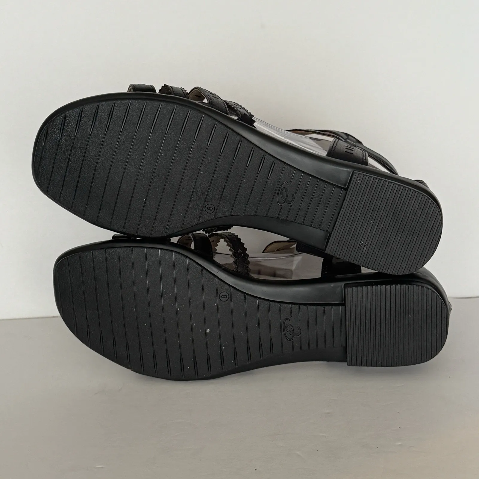 Easy Spirit‎ Sandal Women 8 W Black Karelly Strappy Casual Neutral Minimalist - Image 8