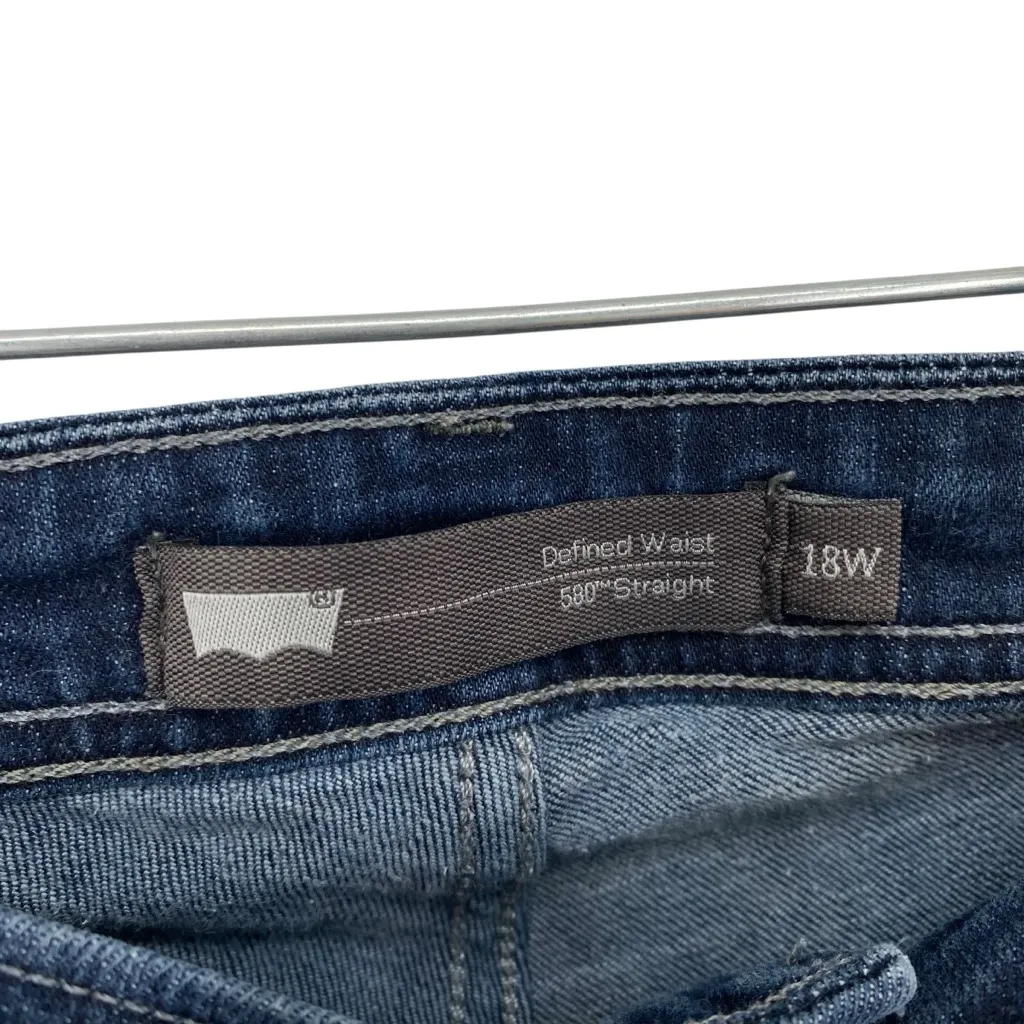 Levi’s Women’s Defined Waist 580 Straight Leg Jeans - Image 4