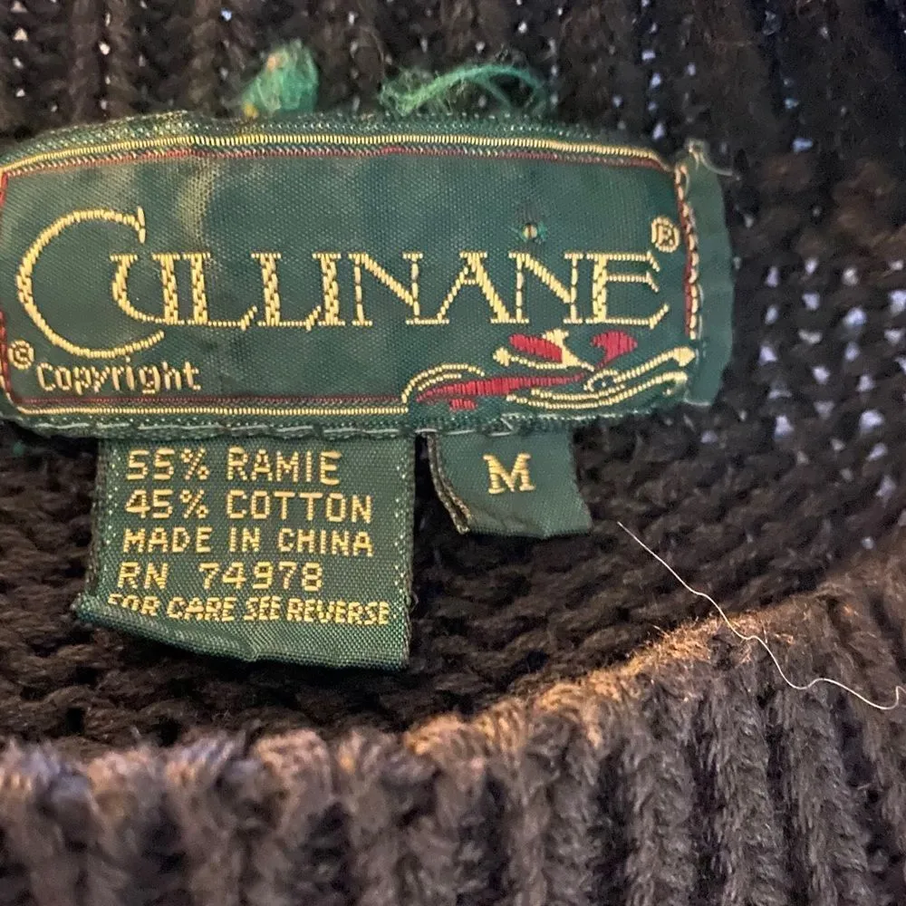 Vintage Cullinane Thick Sweater Size M - Image 2