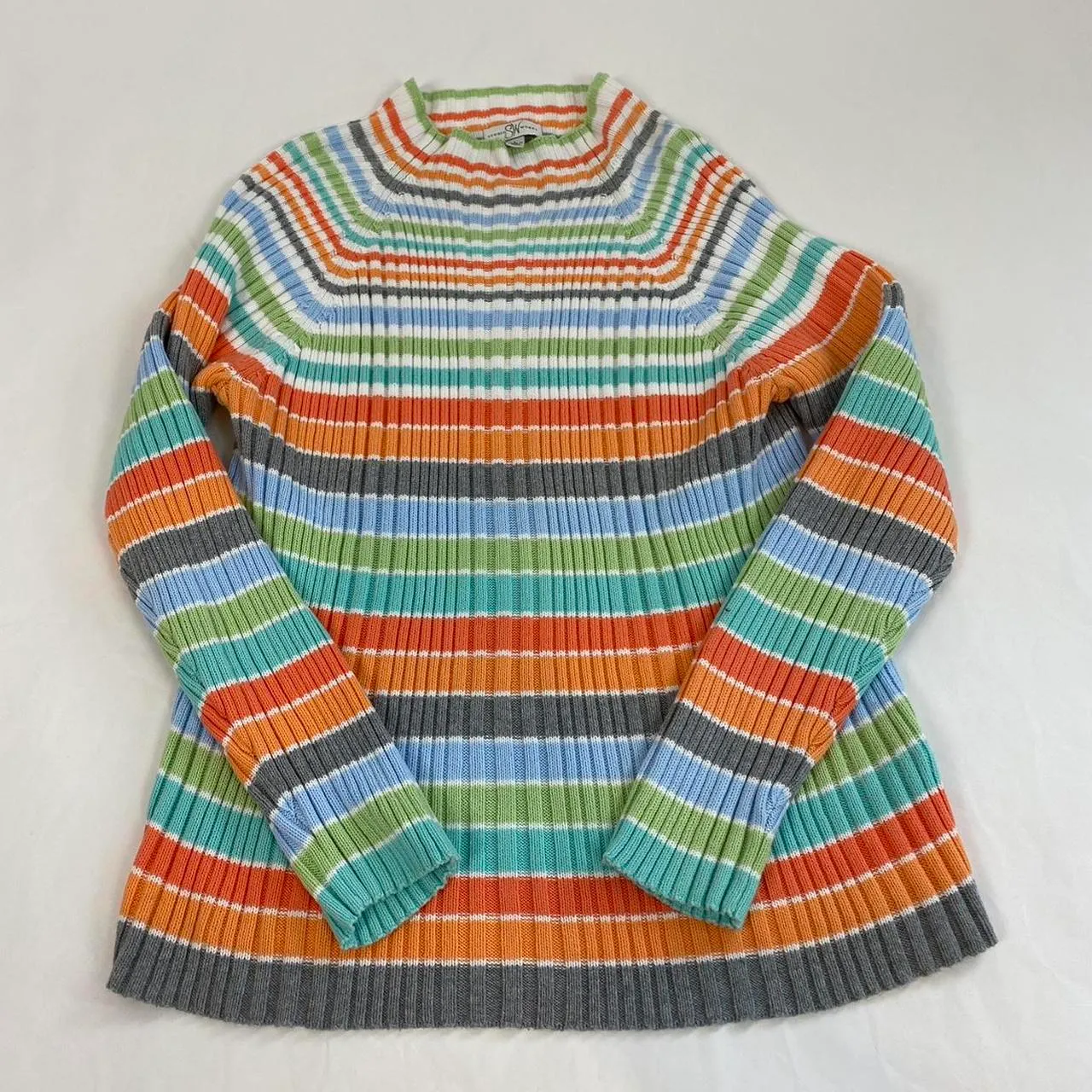 Y2K Studio Works Turtleneck Ribbed Top - Image 4