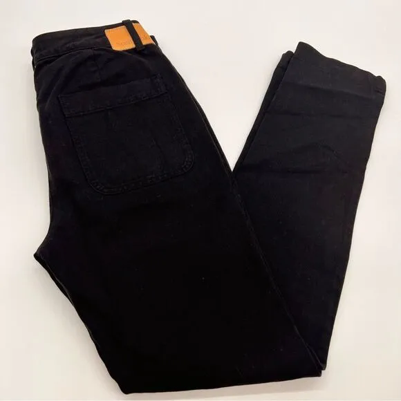 See by Chloe Women's High Rise 100% Cotton Black Denim Jeans w/Slim Legs Size 6 - Image 2