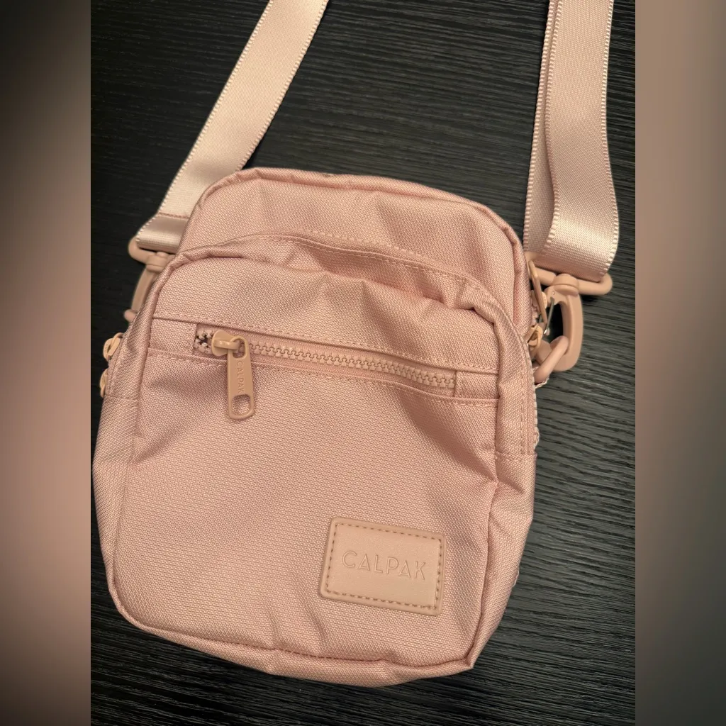 NWOT Calpak Stevyn Mini Crossbody Bag in Sand Color Light Pink Purse Travel Bag - Image 5