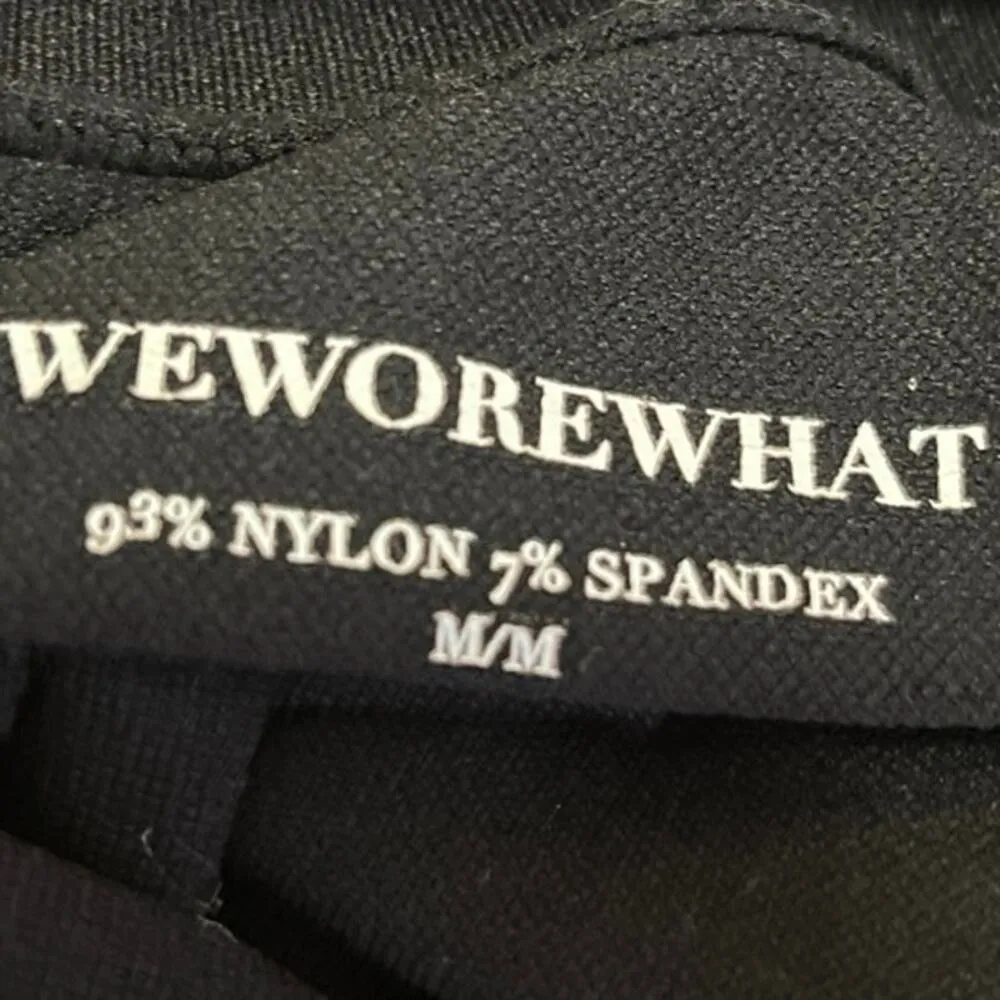 WeWoreWhat Women's Black High Rise Yoga Workout Athletic Leggings Pants Size M - Image 5