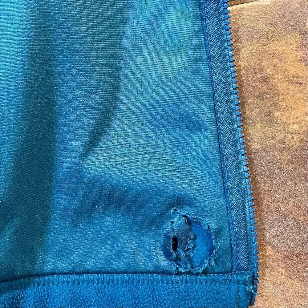 Columbia Turquoise Zip Up Cardigan Jacket Small - Image 11