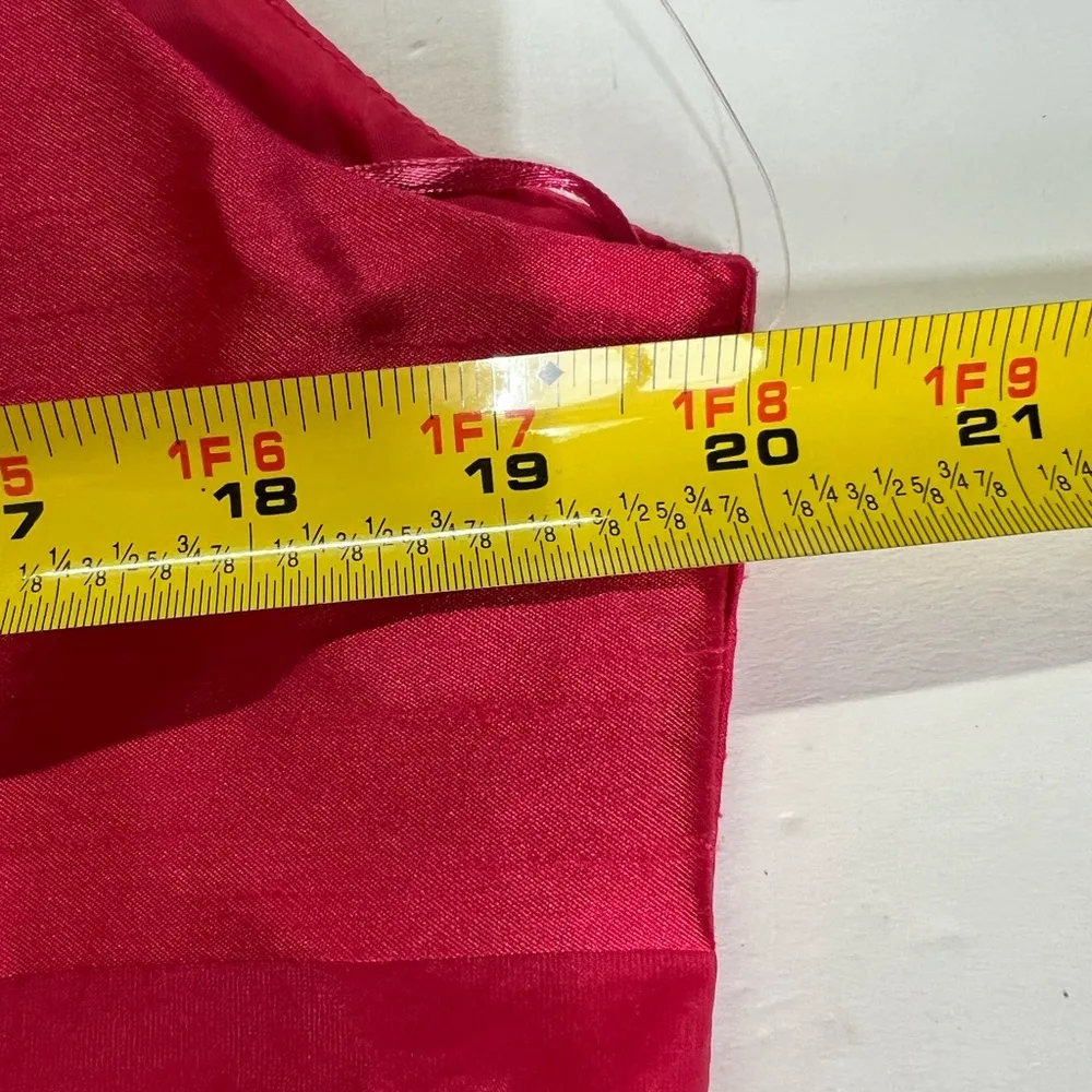 Taylor hot pink 16 fit n flare sleeveless dress mesh detail plus party cocktail - Image 10