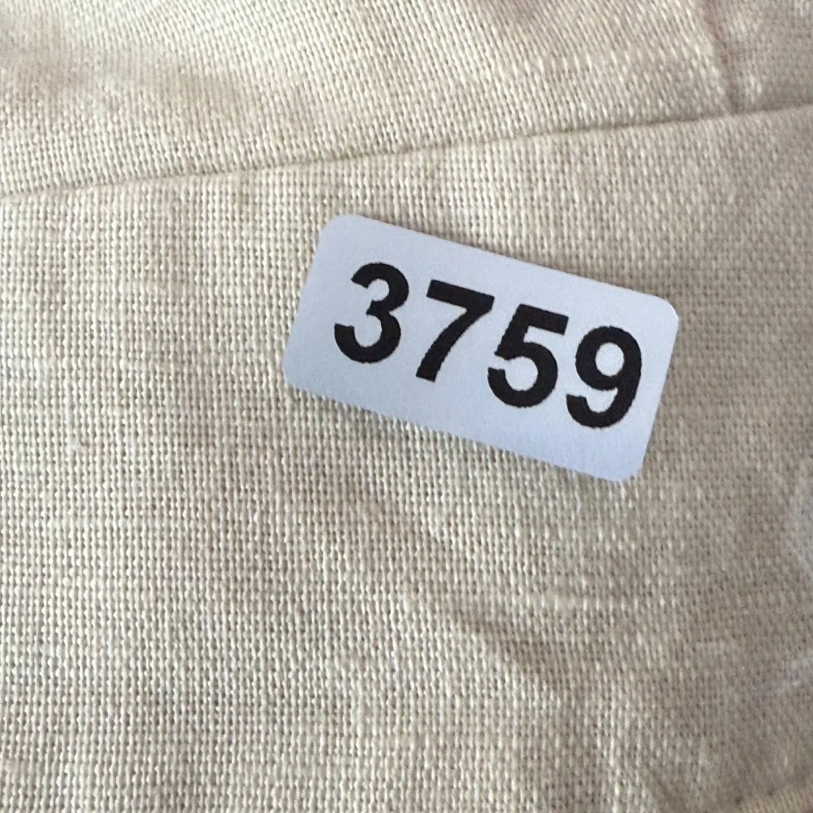 Etophe Studios‎ Halter Jumpsuit Wide Leg Button Front Linen blend Casual Beige M - Image 14