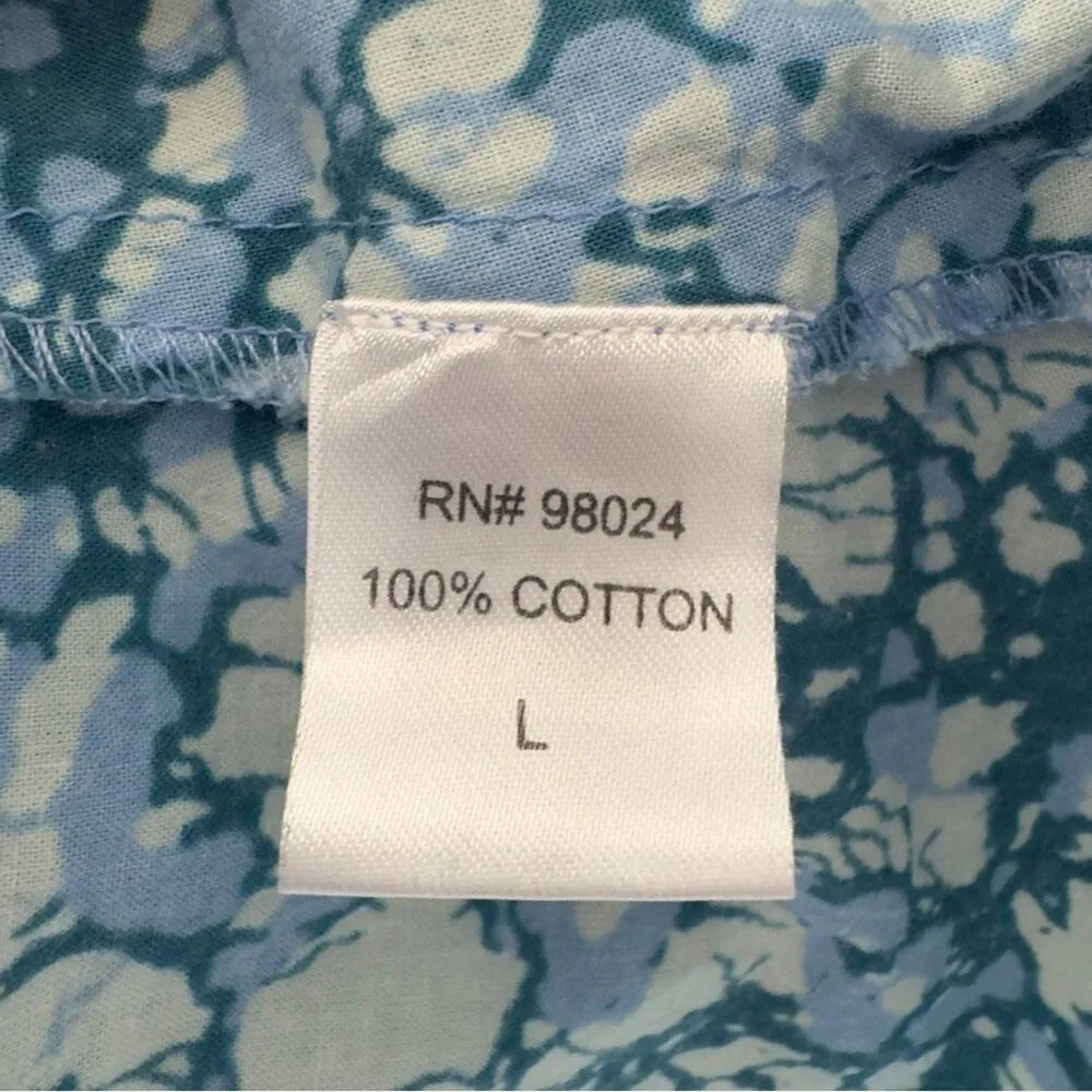 Revolve House of Harlow 1960 floral mini dress short bow balloon sleeve ruffle L - Image 9