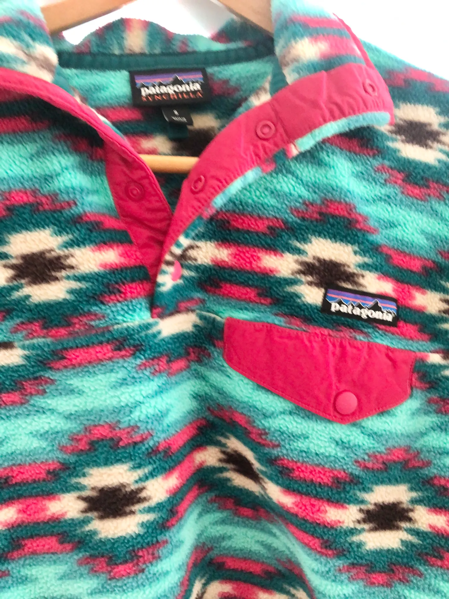 Patagonia Wild Desert Aztec Synchilla Snap T - Image 5