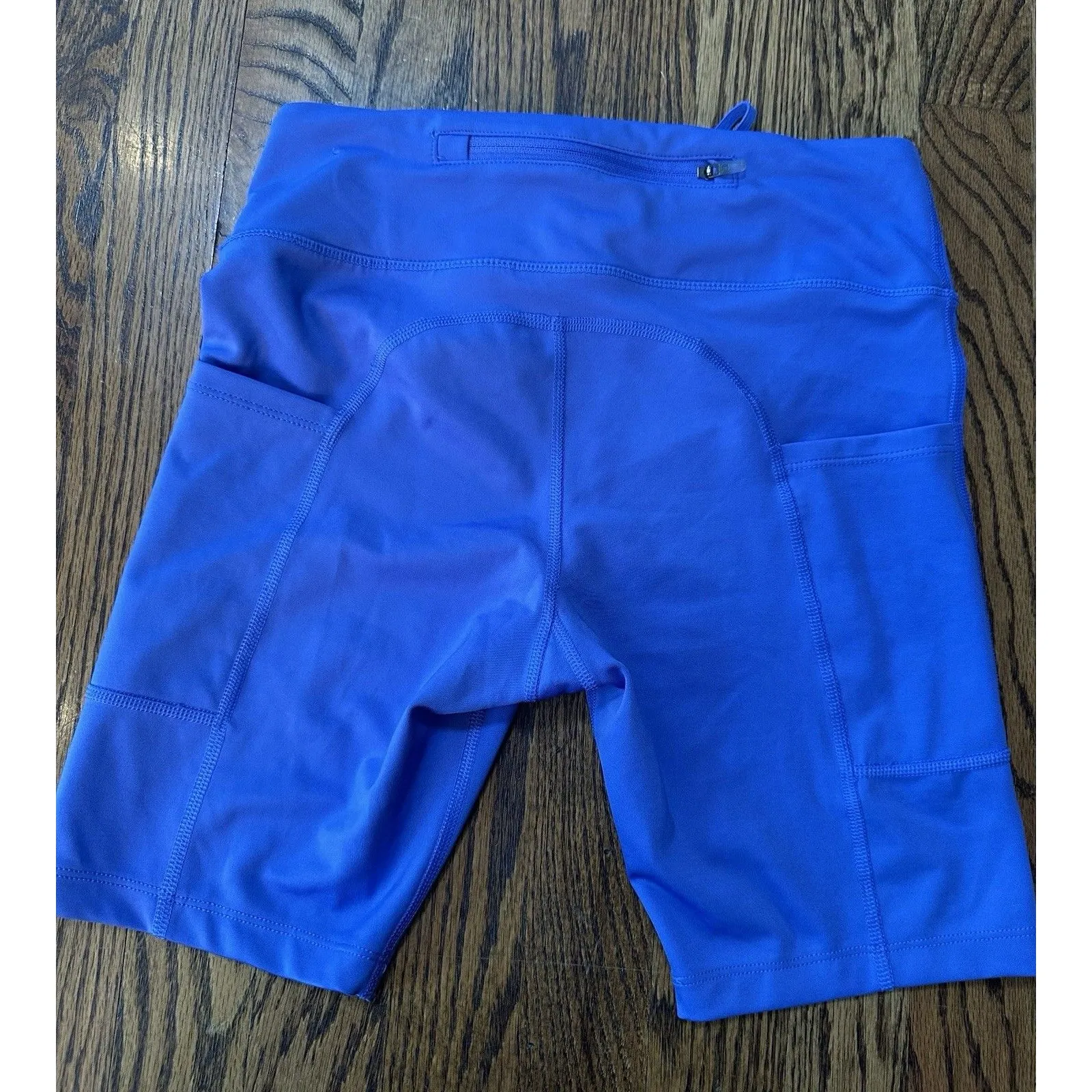 Nike‎ Universa Small High Waisted 7” Biker Shorts Dri-Fit With 3 Pockets Purple - Image 8