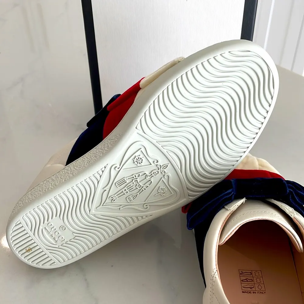 Gucci Ace Bow Sneakers - Image 7