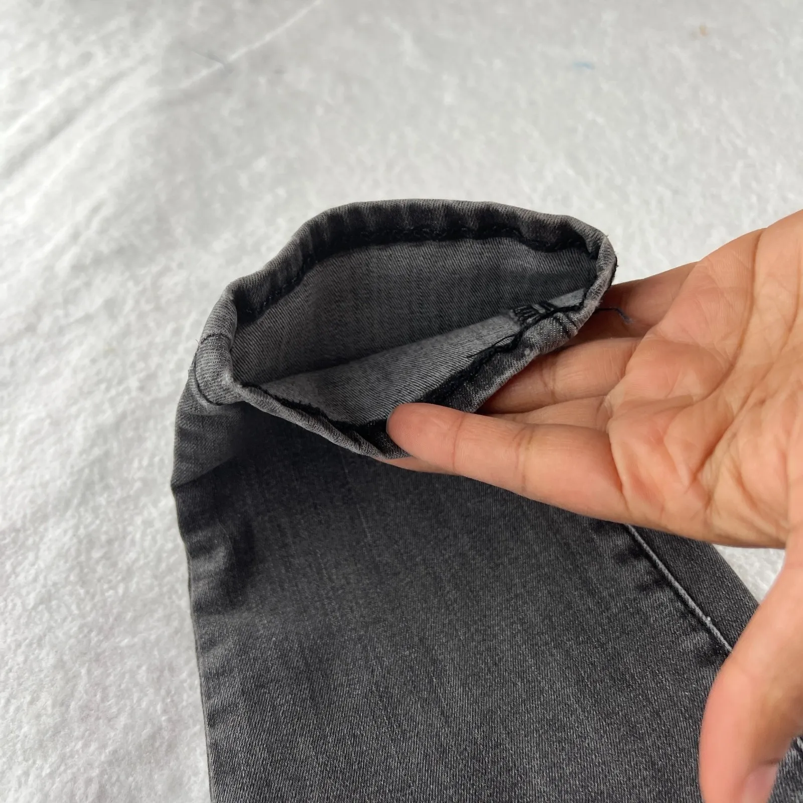 Gap Mid Rise True Skinny Jeans Womens 30S Gray Medium Wash Denim Cotton Stretch - Image 5