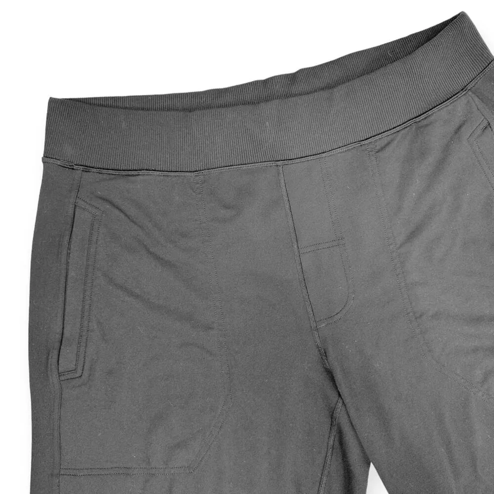 Lululemon  | XL Reg | Black Wide-Leg Stretch Pull-On Athletic Casual Sweat Pants - Image 5