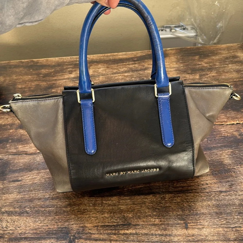 Marc by Marc Jacobs Colorblock Leather Burg Boxer Large Satchel - Image 13