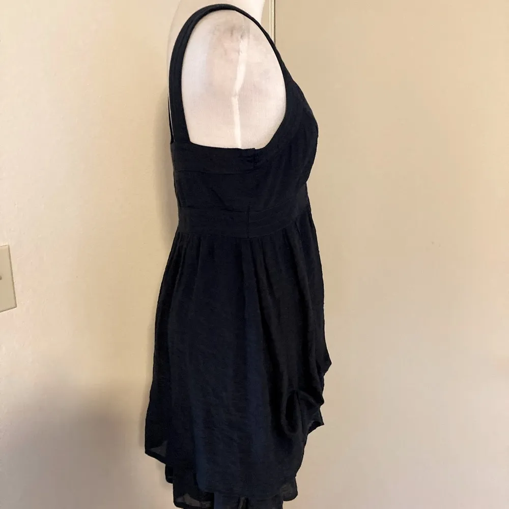 LuLu's Ya Los Angeles Dress Dark Blue Fit Full V - Image 5
